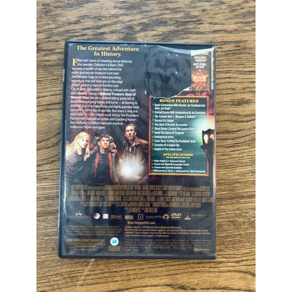 National Treasure 2: Book Of Secrets 2008 DVD Nicolas Cage Jon Voight Pre-Owned - Picture 2 of 5
